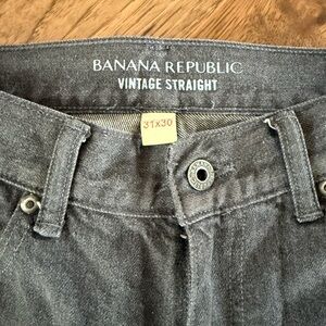 Banana Republic Vintage Straight Jeans 31x30